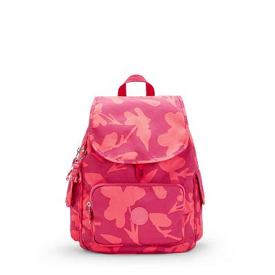 Kipling City Pack Small Travel Backpacks Coral Flower | Ki1808S