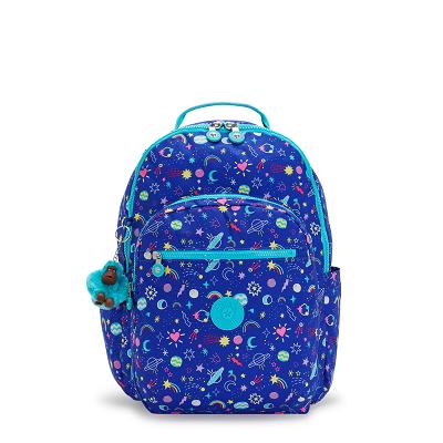 Kipling Seoul Large Laptop Backpacks Blue | Ki2079I