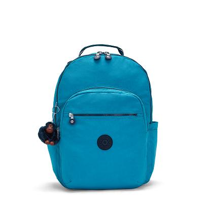 Kipling Seoul Large Laptop Backpacks Green | Ki1638T