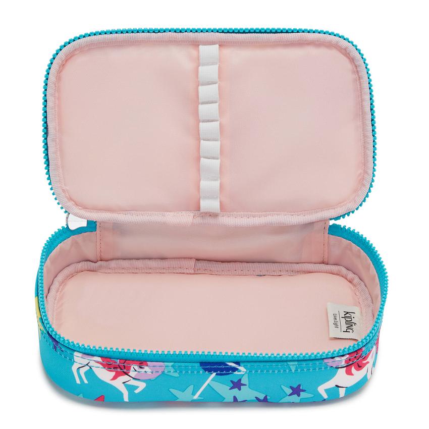 Kipling 50 Pens Pencil Cases Turquoise | Ki1679G