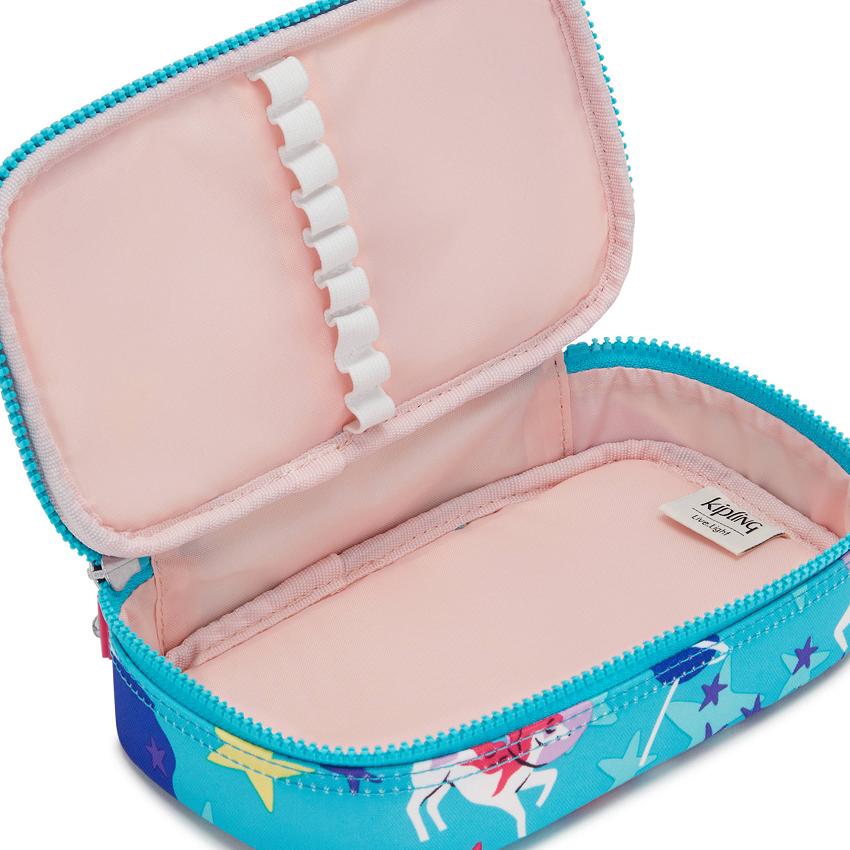 Kipling 50 Pens Pencil Cases Turquoise | Ki1679G