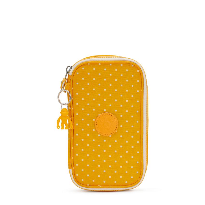 Kipling 50 Pens Pencil Cases Yellow | Ki1706S