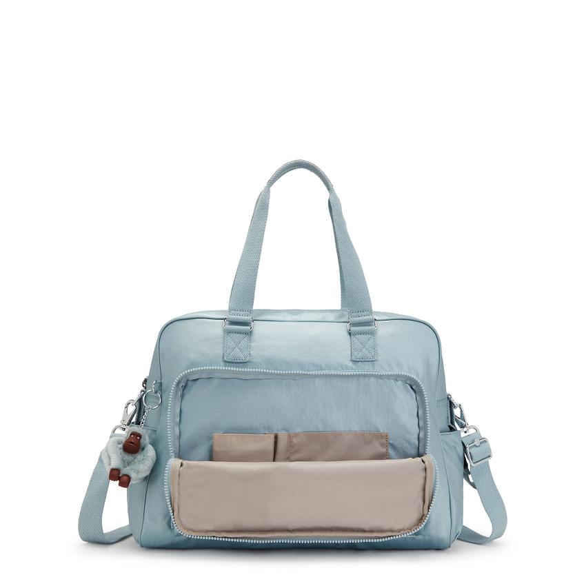 Kipling Alanna Shoulder Bags Turquoise Metal | Ki1734F