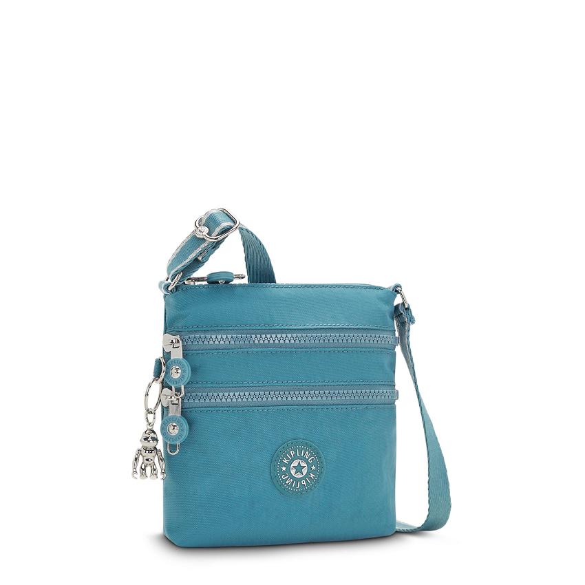 Kipling Alvar Extra Small Crossbody Bags Turquoise | Ki1519J