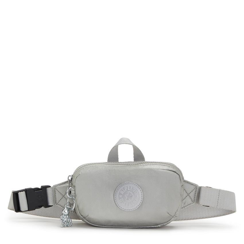 Kipling Alys Metallic Bags Silver | Ki2178Q