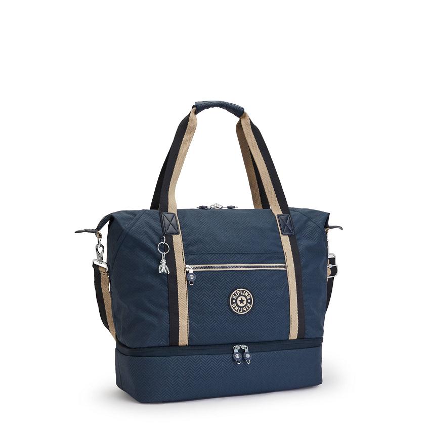 Kipling Art M Weekender Duffle Bags Blue | Ki1806N