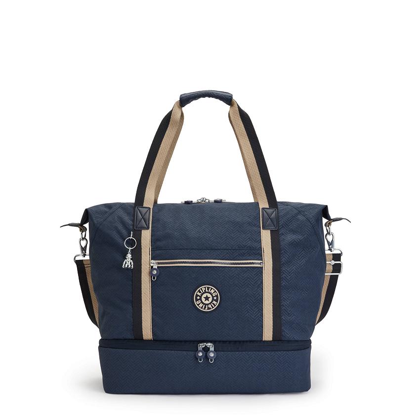 Kipling Art M Weekender Duffle Bags Blue | Ki1806N