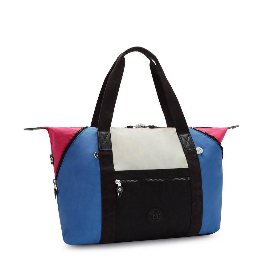 Kipling Art Medium Duffle Bags Blue Pink | Ki2083S