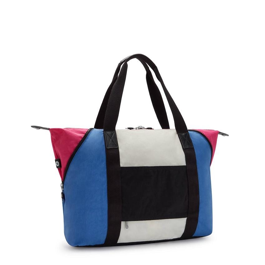 Kipling Art Medium Duffle Bags Blue Pink | Ki2083S