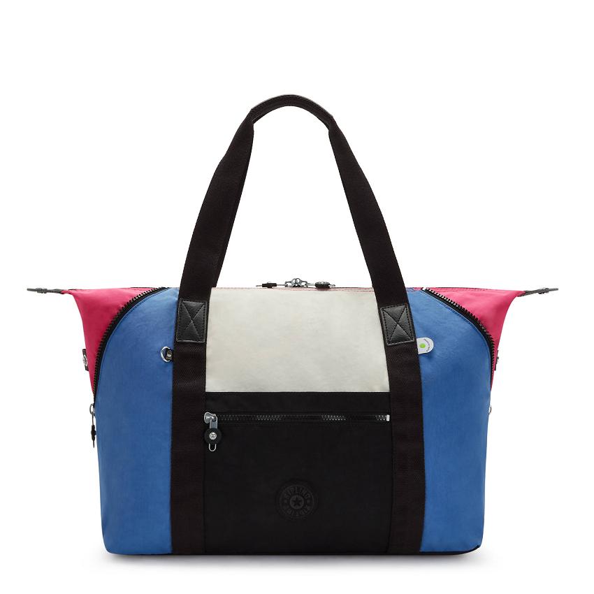 Kipling Art Medium Duffle Bags Blue Pink | Ki2083S