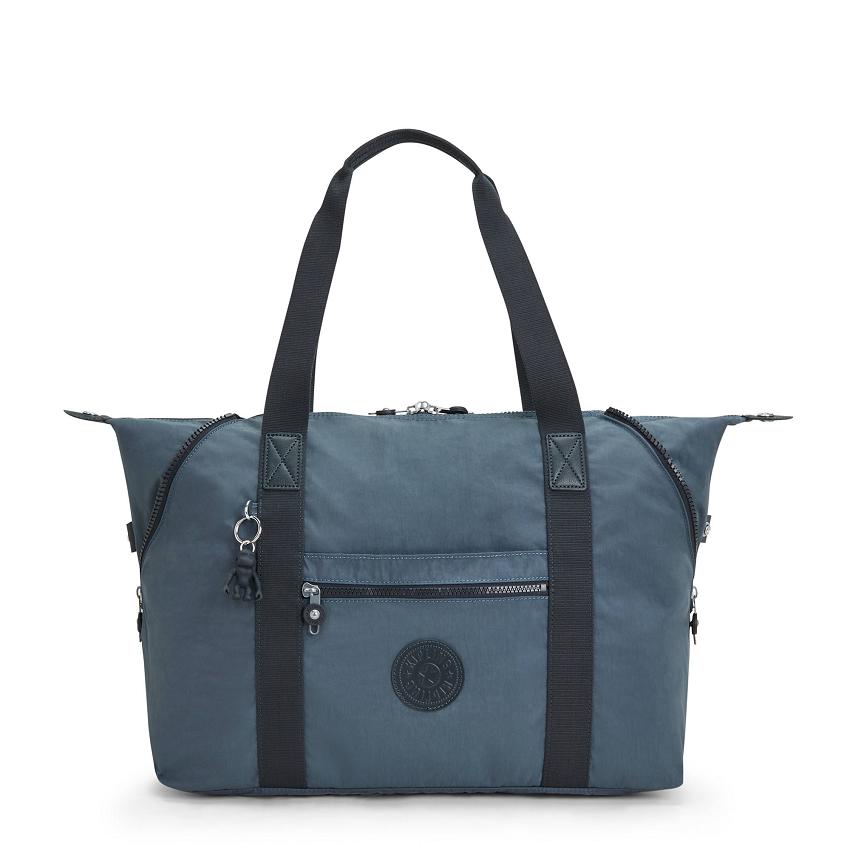 Kipling Art Medium Gym Bags Navy Grey | Ki1070O