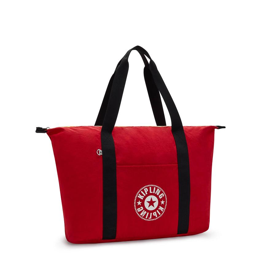 Kipling Art Medium Lite Tote Bags Red | Ki1955F