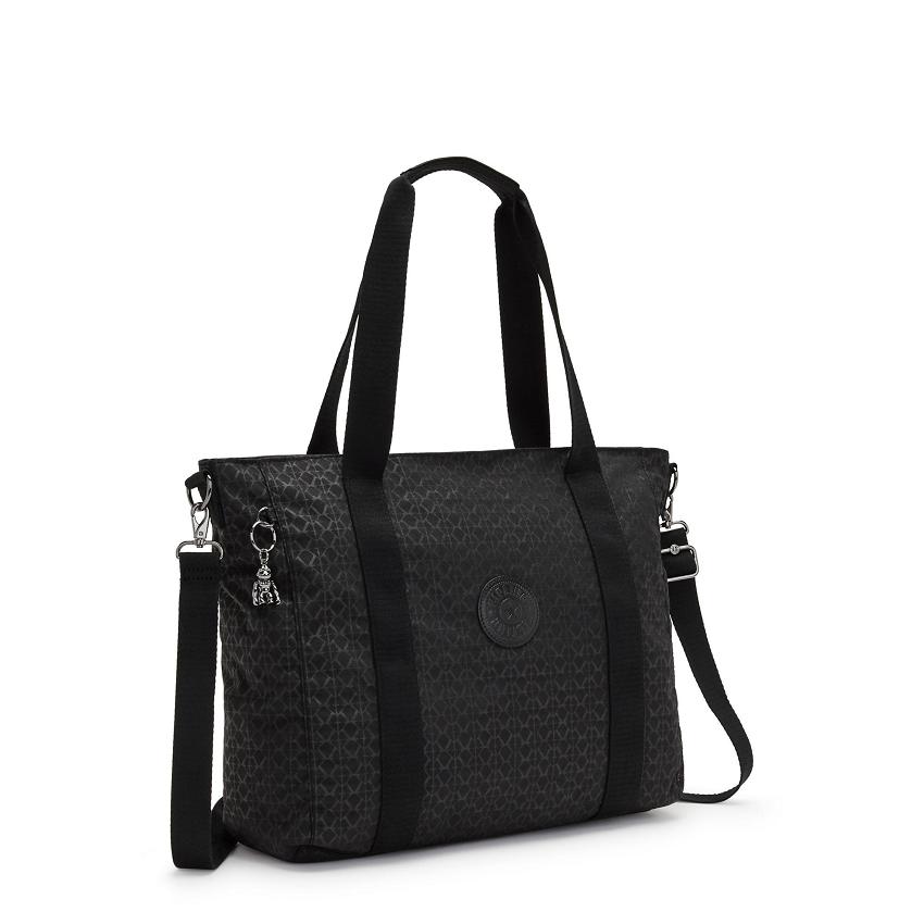 Kipling Asseni Tote Bags Black | Ki2063C