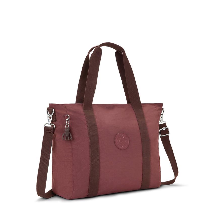 Kipling Asseni Tote Bags Dark Red | Ki2036O