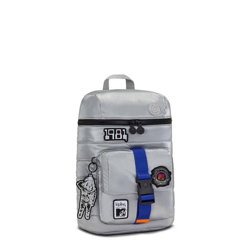 Kipling Bosko Backpacks Silver | Ki1299J