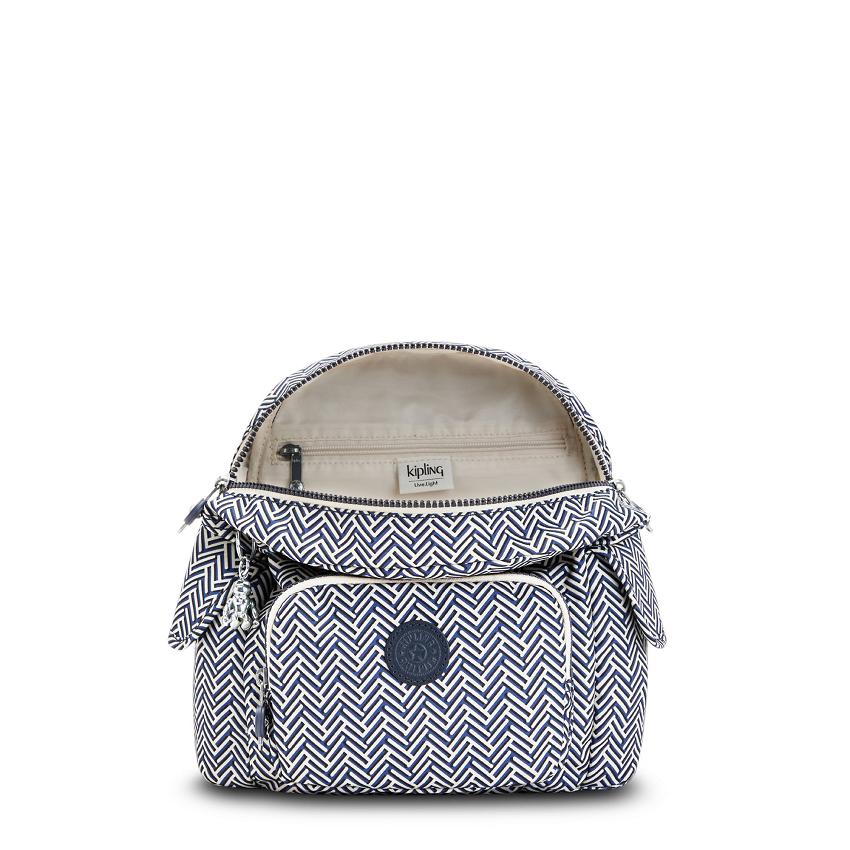 Kipling City Pack Mini Backpacks Blue white | Ki1368S