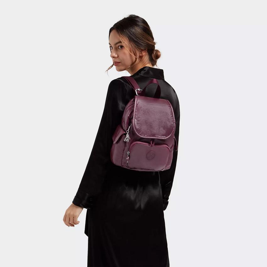 Kipling City Pack Mini Backpacks Burgundy | Ki1395I