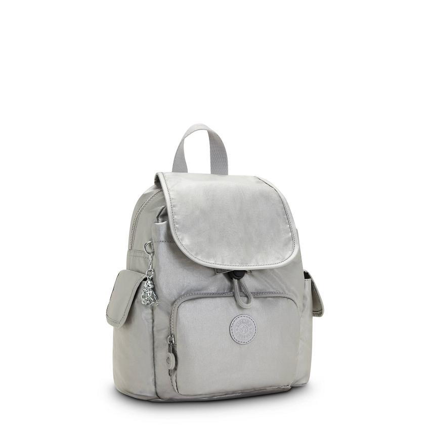 Kipling City Pack Mini Backpacks Silver | Ki1380Q