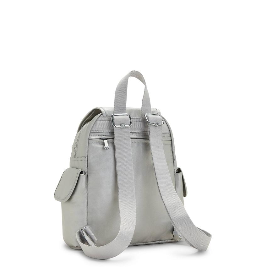 Kipling City Pack Mini Backpacks Silver | Ki1380Q