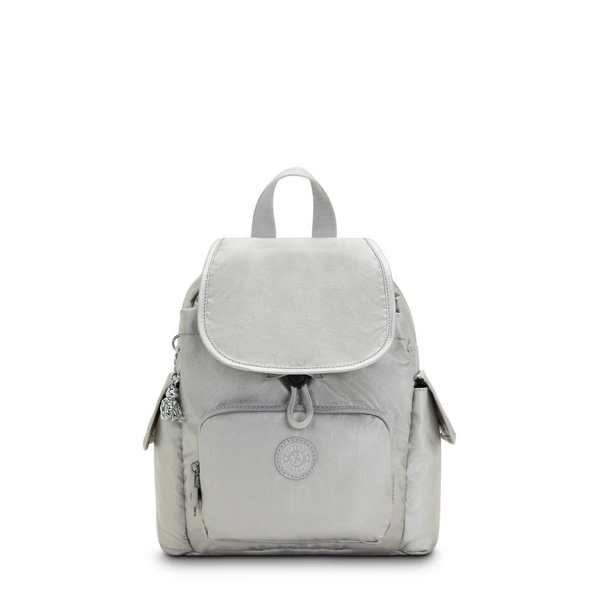 Kipling City Pack Mini Backpacks Silver | Ki1380Q