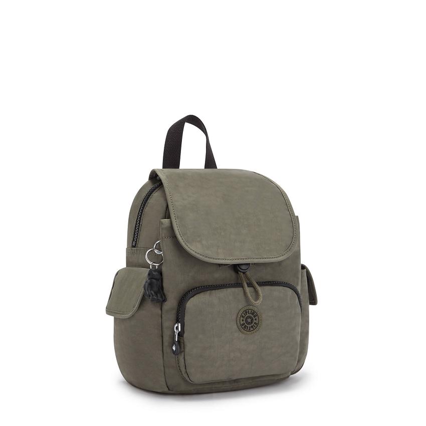 Kipling City Pack Mini Travel Backpacks Green | Ki1727Y