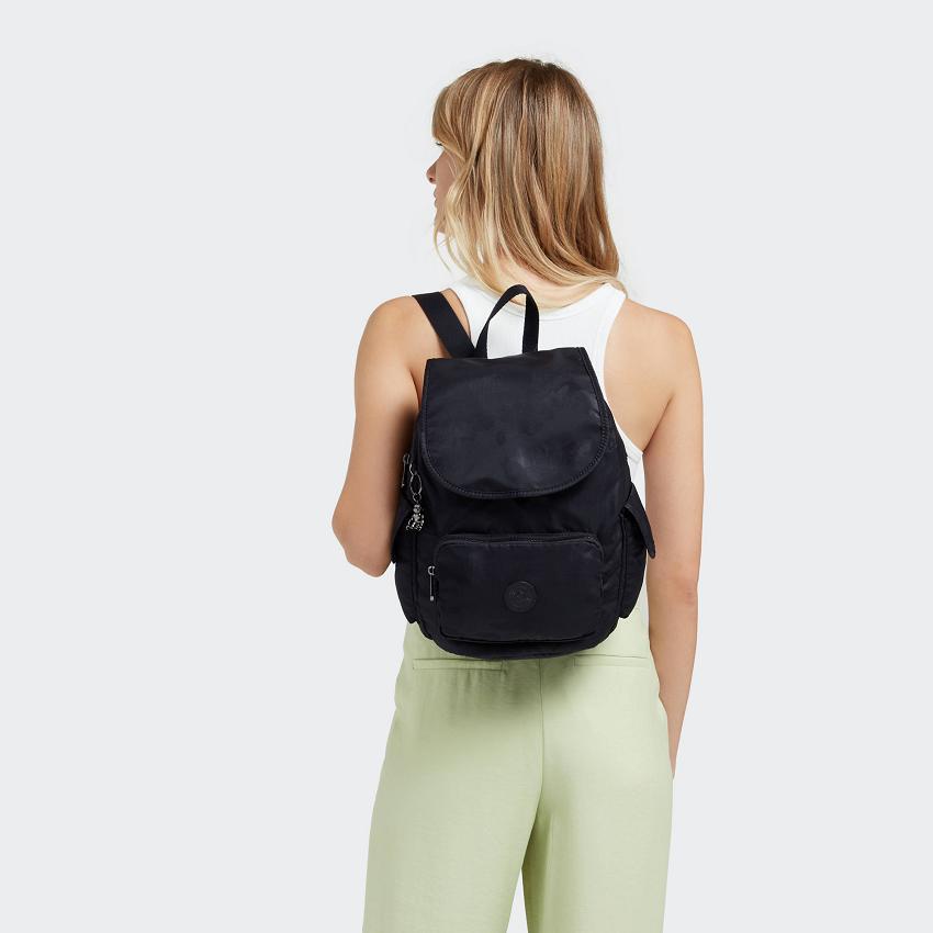 Kipling City Pack Small Backpacks Black Camo | Ki1422O