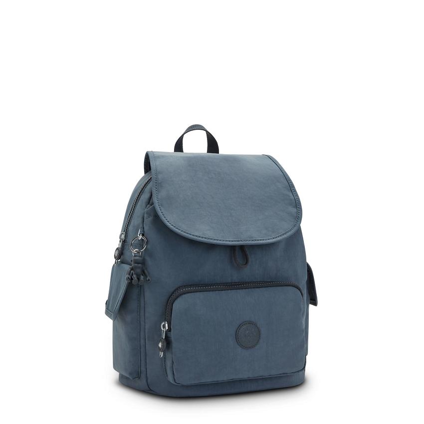 Kipling City Pack Small Travel Backpacks Navy Grey | Ki2139Y