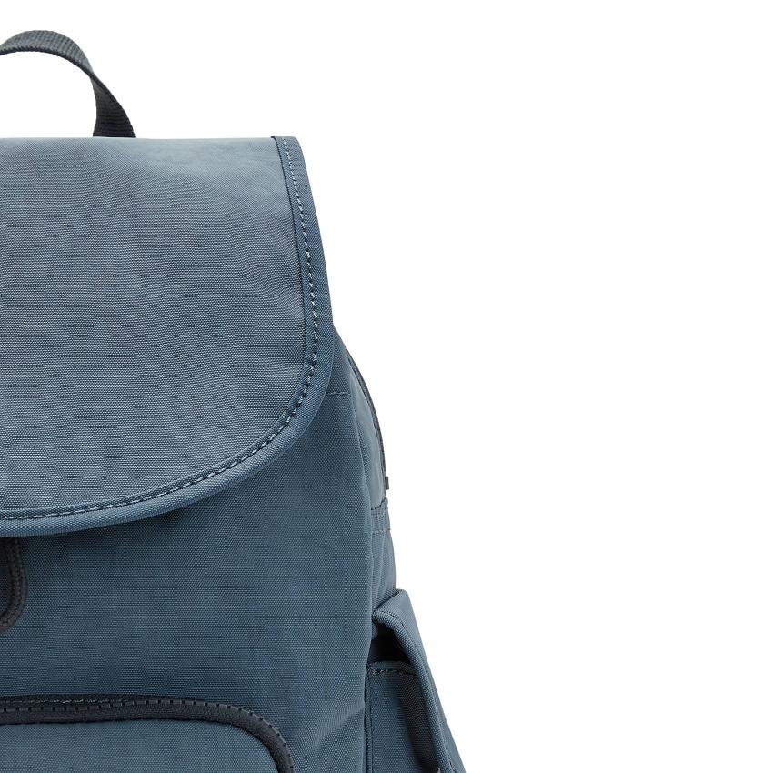 Kipling City Pack Small Travel Backpacks Navy Grey | Ki2139Y