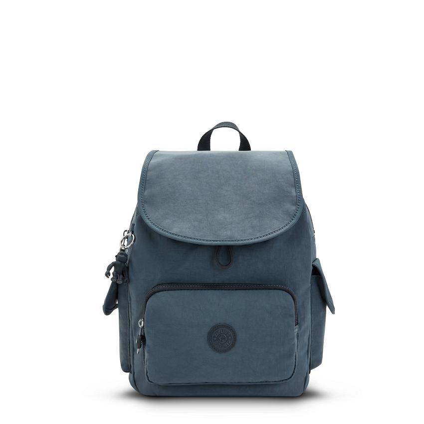 Kipling City Pack Small Travel Backpacks Navy Grey | Ki2139Y