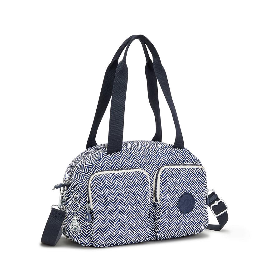 Kipling Cool Defea Shoulder Bags Blue white | Ki1159P