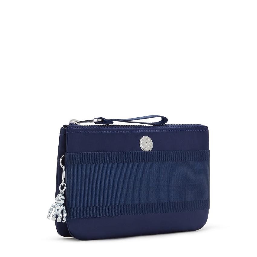 Kipling Creativity Extra Large Makeup Bags Blue Stripes | Ki1077F