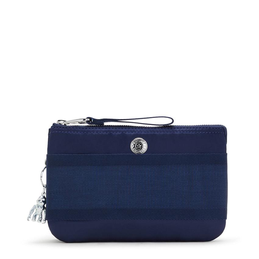 Kipling Creativity Extra Large Makeup Bags Blue Stripes | Ki1077F