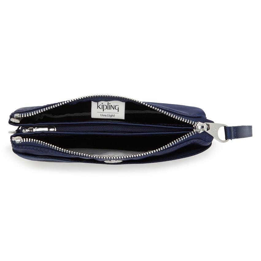 Kipling Creativity Extra Large Wallets Blue Stripes | Ki1049J