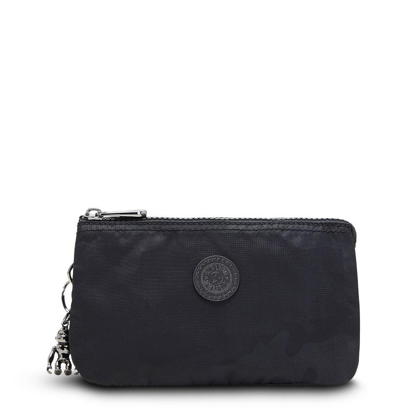 Kipling Creativity Large Makeup Bags Black Camo | Ki1185C