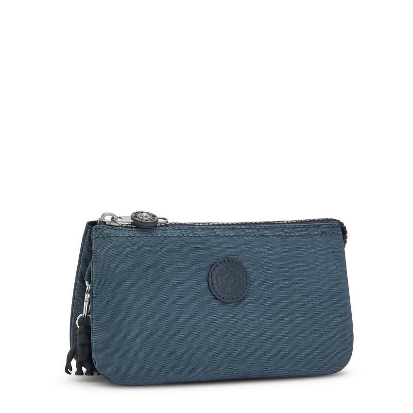 Kipling Creativity Large Makeup Bags Navy Grey | Ki1239G