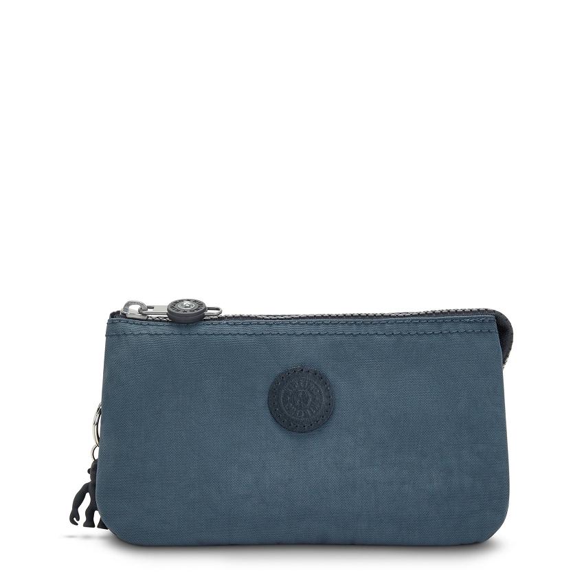 Kipling Creativity Large Makeup Bags Navy Grey | Ki1239G