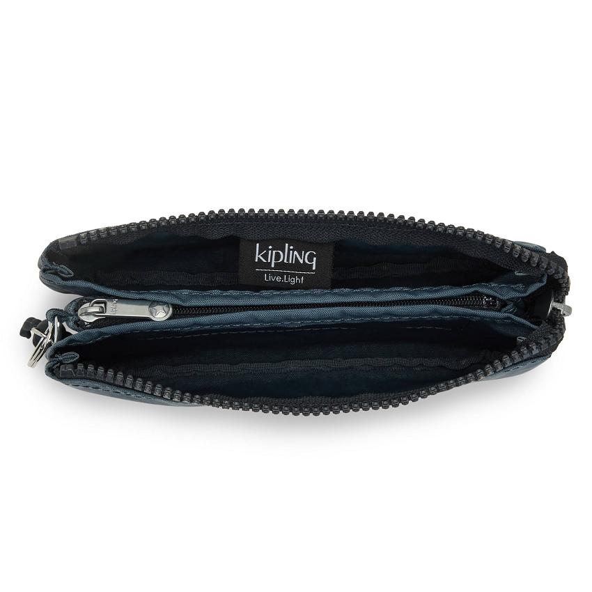 Kipling Creativity Large Pencil Cases Navy Grey | Ki1760N