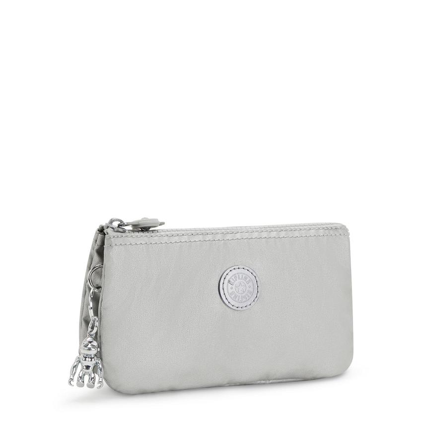 Kipling Creativity Large Pencil Cases Silver | Ki1787R