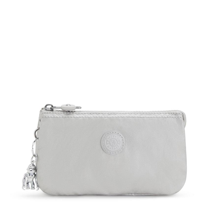 Kipling Creativity Large Pencil Cases Silver | Ki1787R