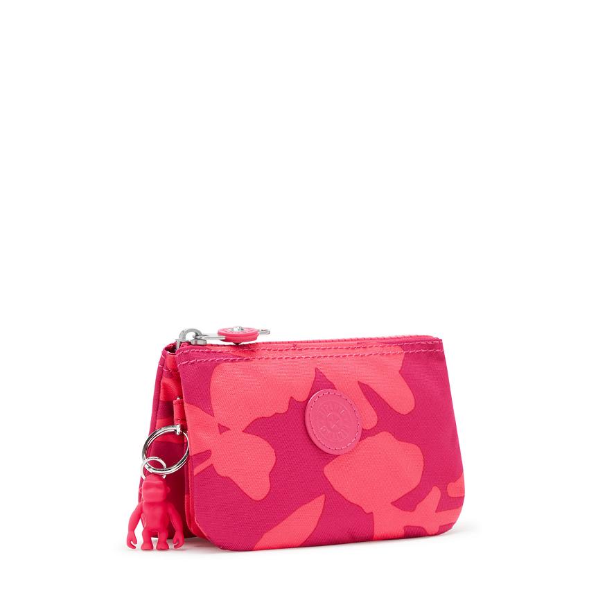 Kipling Creativity Small Makeup Bags Coral Flower | Ki1631M