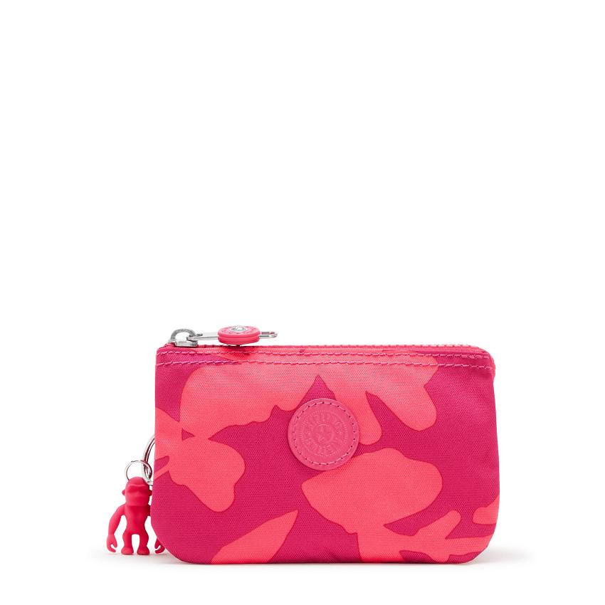 Kipling Creativity Small Makeup Bags Coral Flower | Ki1631M