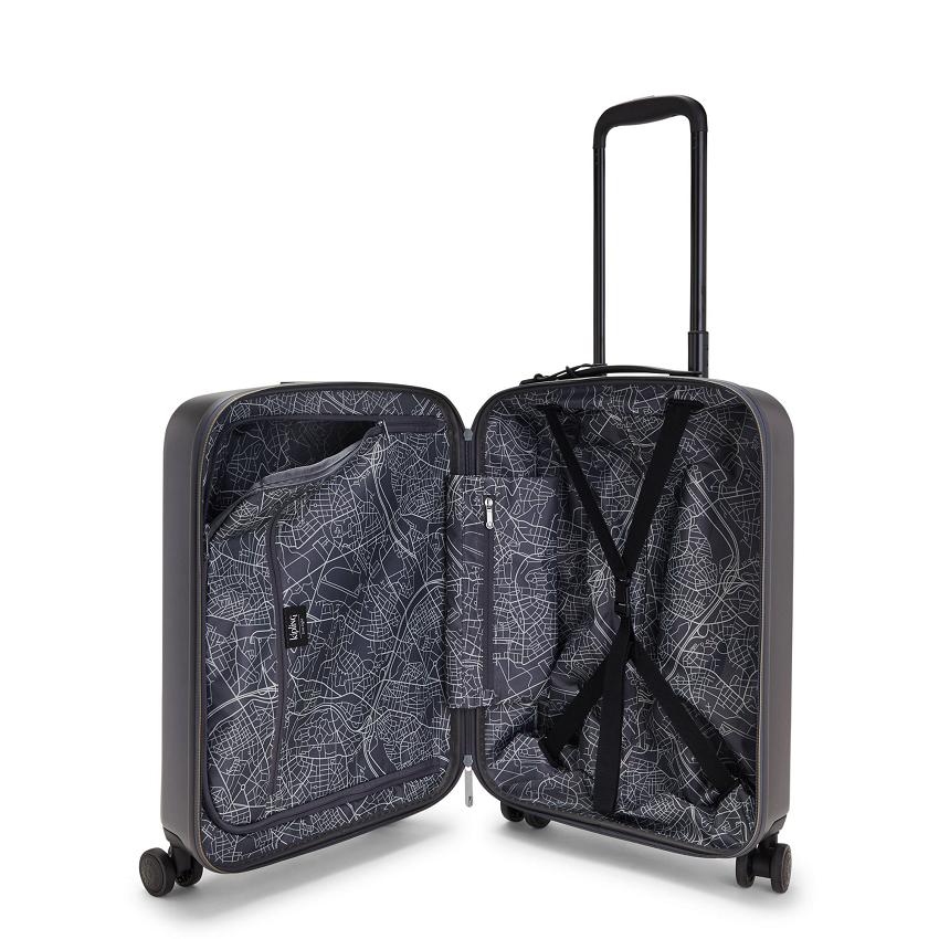 Kipling Curiosity Small Carry On Luggage Grey | Ki2191J