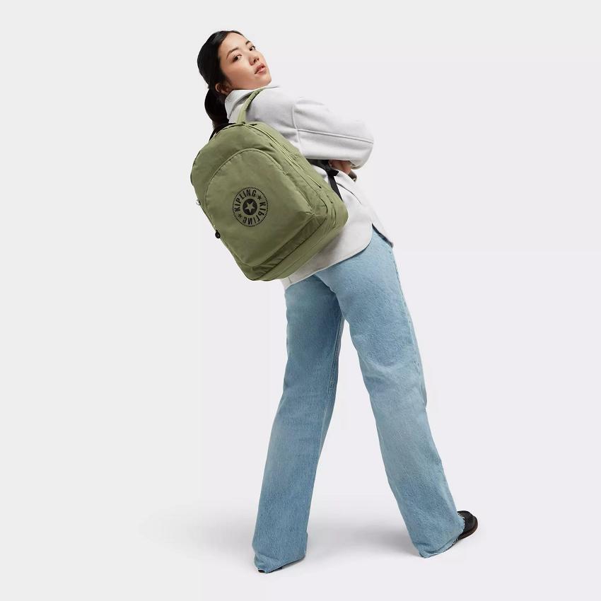 Kipling Curtis Extra Large Laptop Backpacks Olive | Ki2150Z