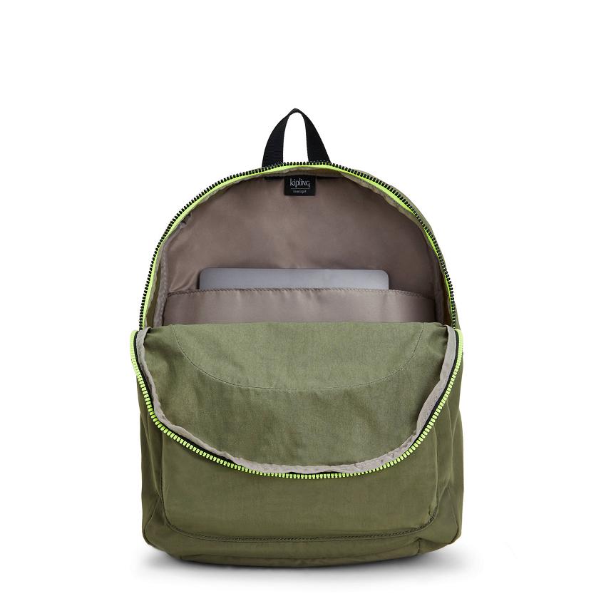 Kipling Curtis Large Laptop Backpacks Olive | Ki2189D