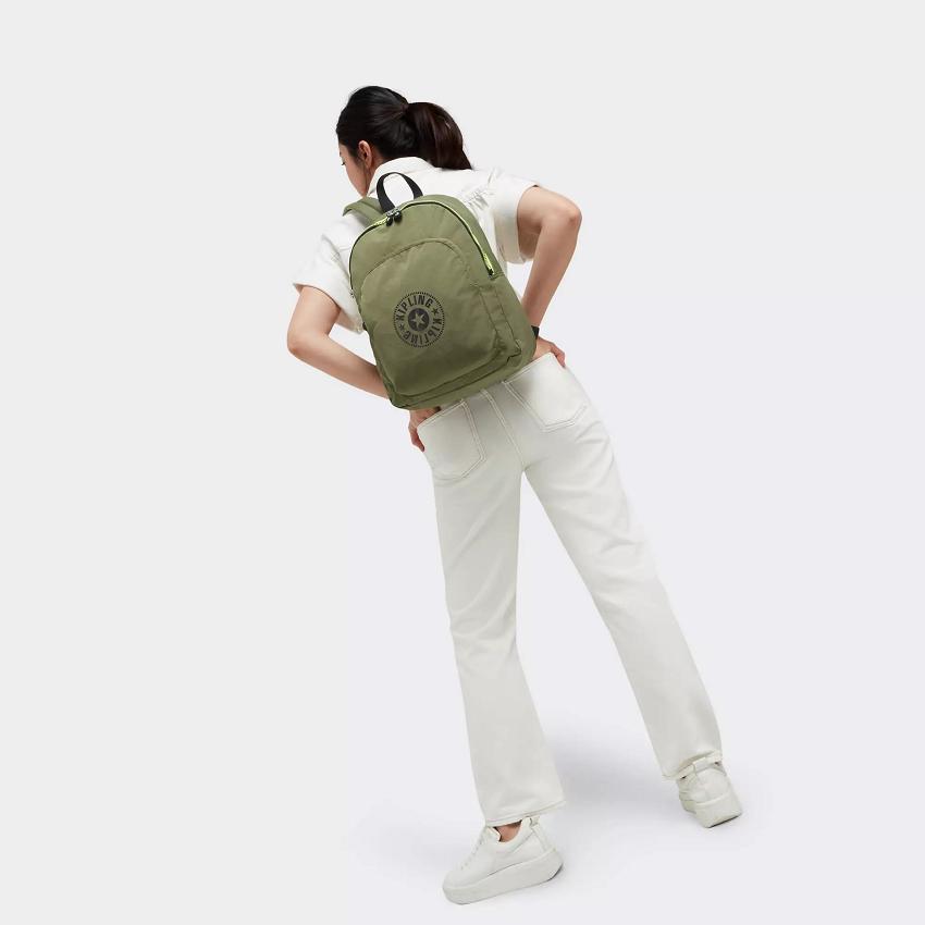 Kipling Curtis Medium Backpacks Olive | Ki1639Y