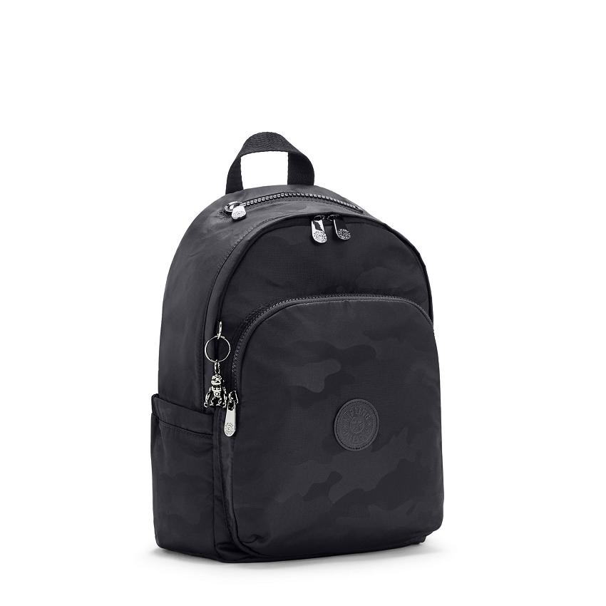 Kipling Delia Backpacks Black Camo | Ki1738H