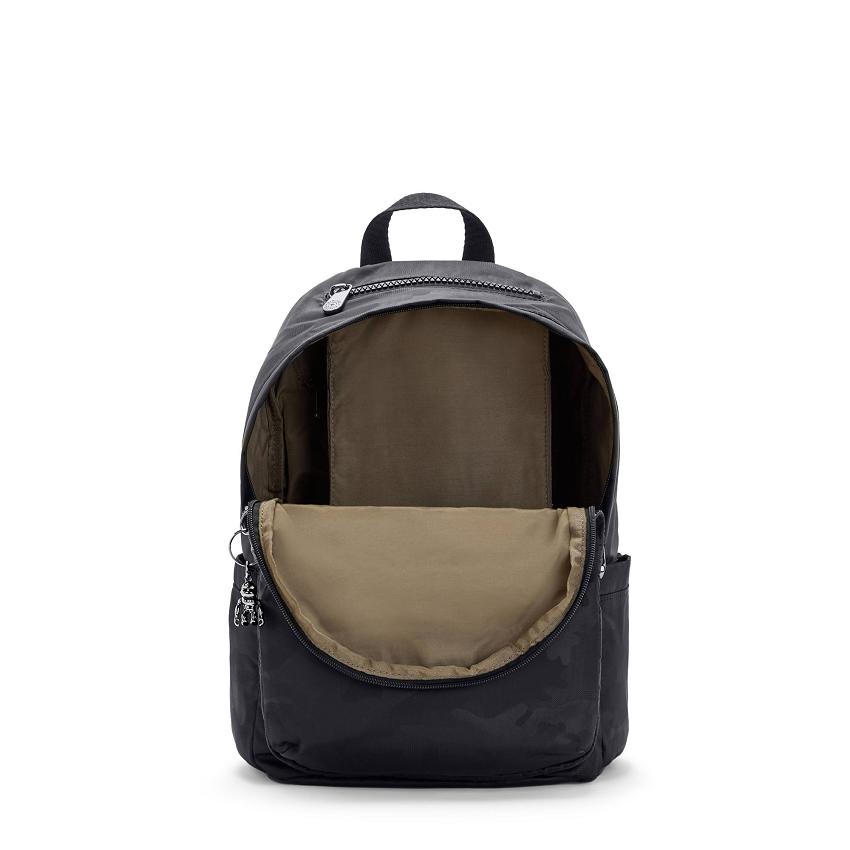 Kipling Delia Backpacks Black Camo | Ki1738H