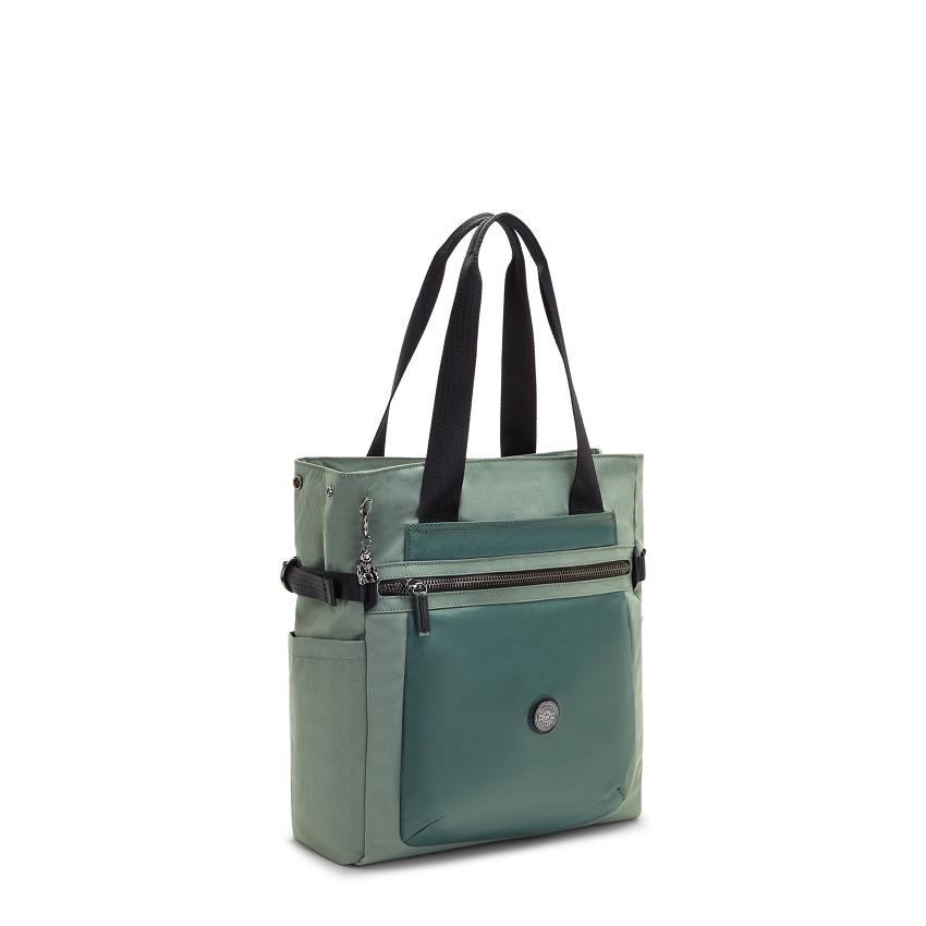 Kipling Faiza Laptop Totes Green | Ki1993P