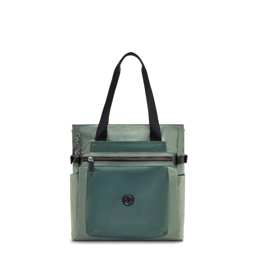 Kipling Faiza Laptop Totes Green | Ki1993P