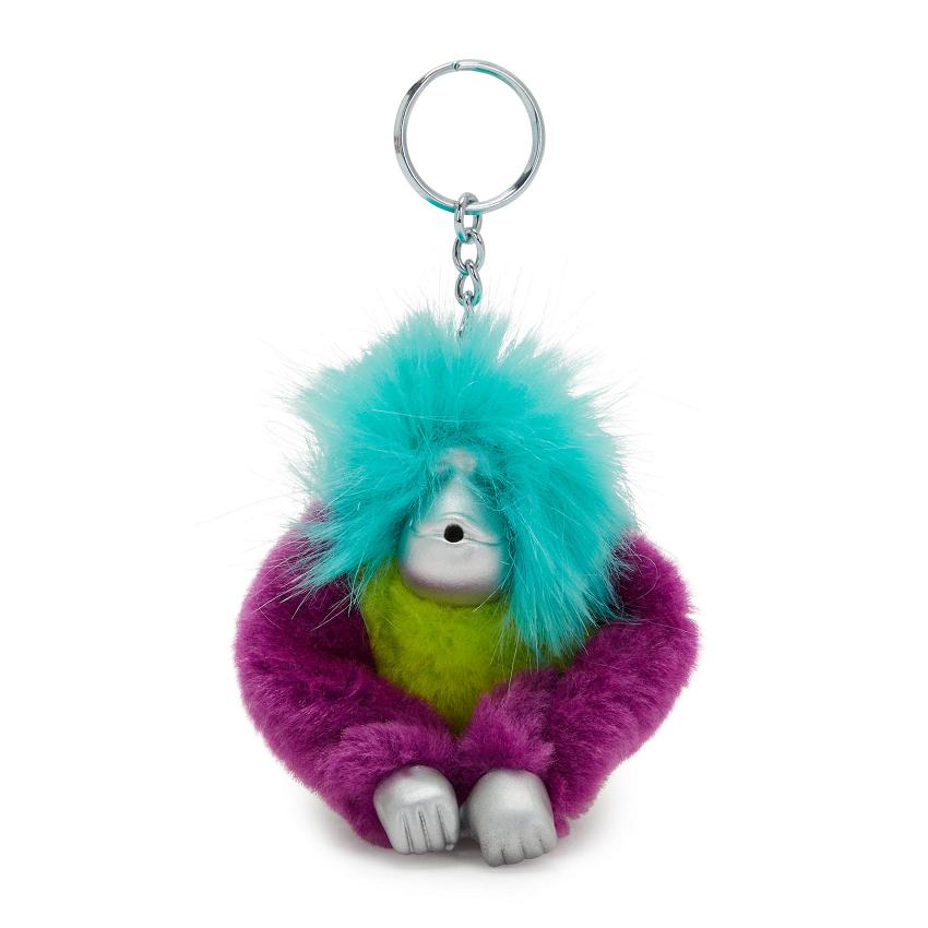 Kipling Fun Hair Sven Keychains Green | Ki1142V